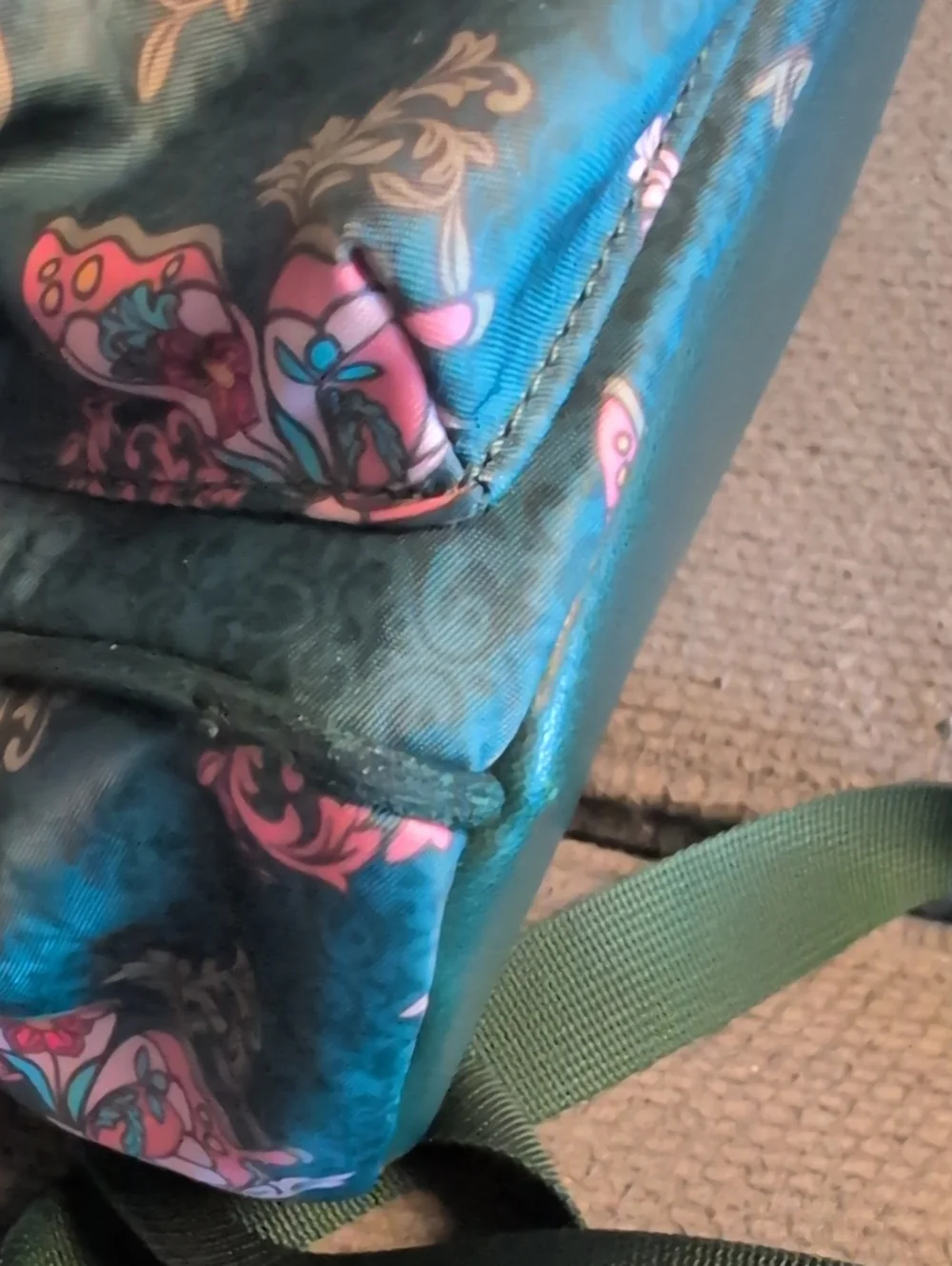 Like Dreams Women's Teal Butterfly Print Mini Backpack